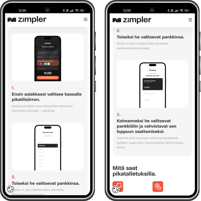 Zimpler kasinot talletukset - nopeat maksut